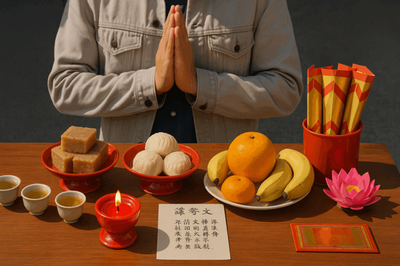 翰鑫福龍紀念園AI天赦日示意圖