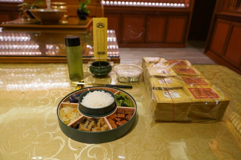 福龍紀念園重陽節祭拜祖先牌位